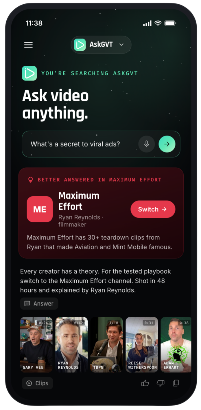 AskGVT consumer app